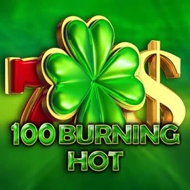 100 Burning Hot slot logo by Amusnet Interactive at SpinLander Casino