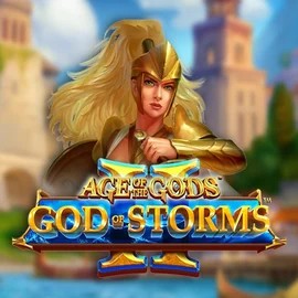 Age Of The Gods: God Of Storms 2 logo by Playtech at SpinLander Casino