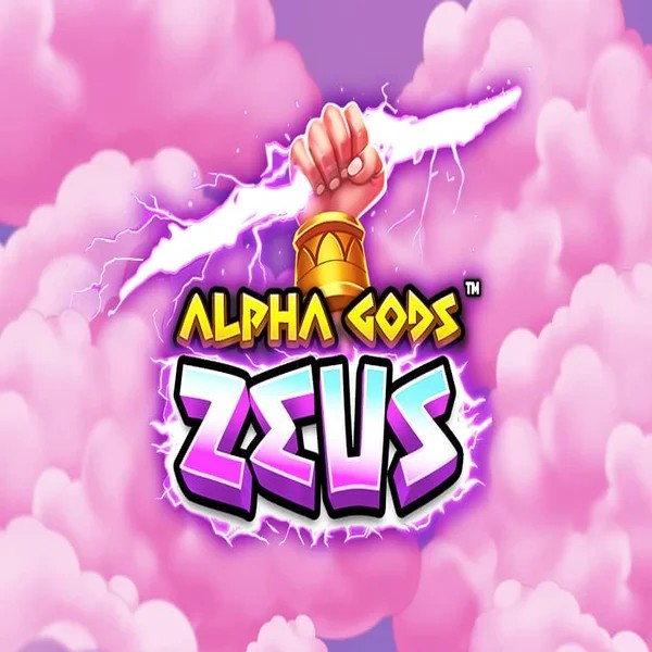 Alpha Gods Zeus logo by PearFiction Studios at SpinLander Casino