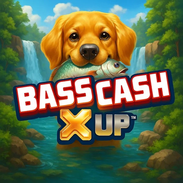 Bass Cash X UP by Alchemy Gaming, showcased at spin-lander-casino.com – game logo