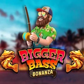 Official Slots logo: Bigger Bass Bonanza by Pragmatic Play at SpinLander Casino