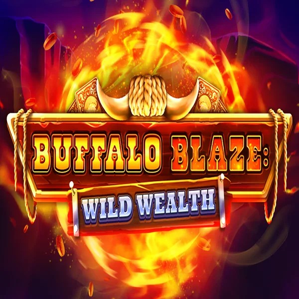 Buffalo Blaze Wild Wealth logo – Slots by OctoPlay at SpinLander Casino