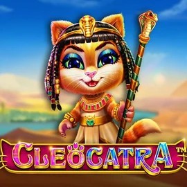 Cleocatra slot logo by Pragmatic Play at SpinLander Casino