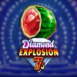 Diamond Explosion 7s slot logo by RubyPlay at SpinLander Casino