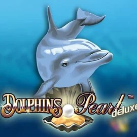 Dolphins Pearl Deluxe by Novomatic, showcased at spin-lander-casino.com – game logo