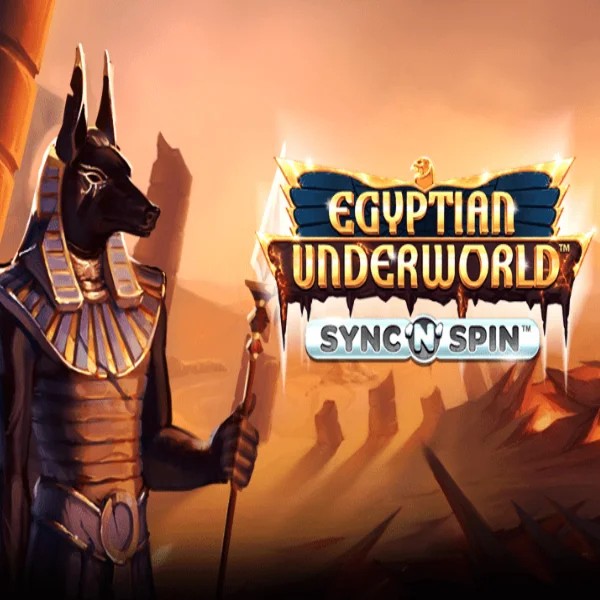 Egyptian Underworld logo by Greentube at SpinLander Casino