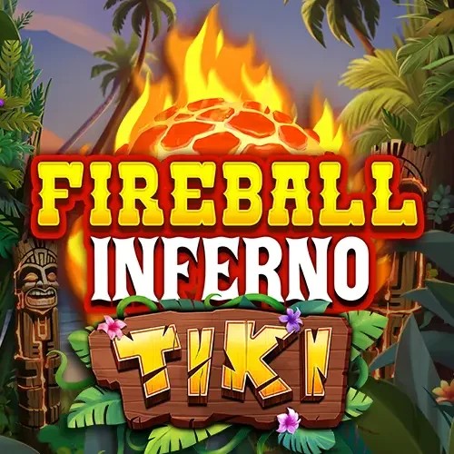 Fireball Inferno Tiki slot icon by NetEnt, available at SpinLander Casino