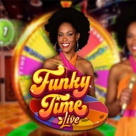 Live Casino logo of Funky Time from Evolution at SpinLander Casino
