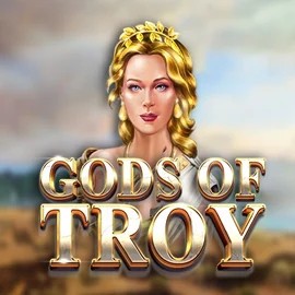 Official Slots logo: Gods of Troy by Red Tiger Gaming at SpinLander Casino