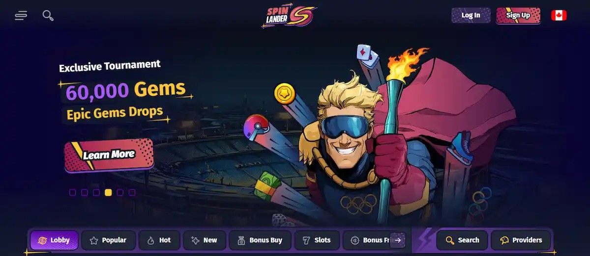 Spinlander Casino online gaming platform