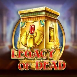 Legacy of Dead slot logo by Play'n GO at SpinLander Casino