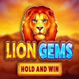 Lion Gems Hold and Win by Playson, showcased at spin-lander-casino.com – game logo
