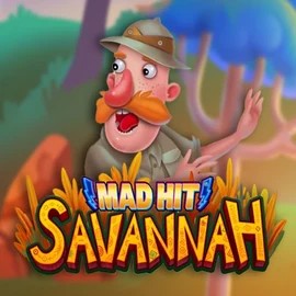 Mad Hit Savannah game by RubyPlay – logo hosted on SpinLander Casino