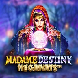 Madame Destiny Megaways by Pragmatic Play, showcased at spin-lander-casino.com – game logo