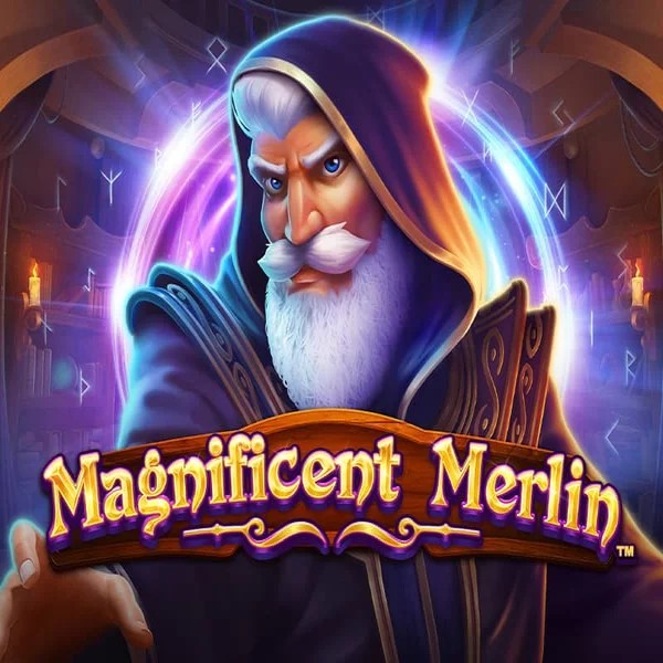 Magnificent Merlin slot icon by Greentube, available at SpinLander Casino