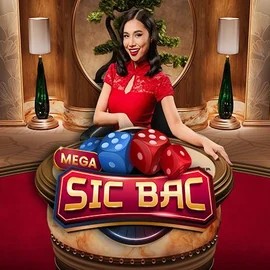 Official Live Casino logo: Mega Sic Bac by Pragmatic Play at SpinLander Casino