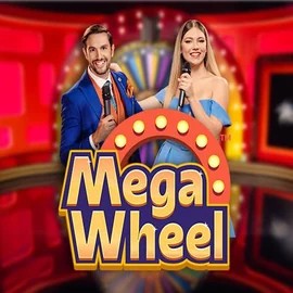 Mega Wheel slot logo by Pragmatic Play at SpinLander Casino