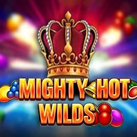 Mighty Hot Wilds slot logo by Inspired Gaming at SpinLander Casino