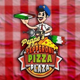 Peppe’s Pepperoni Pizza Plaza logo by Pragmatic Play at SpinLander Casino