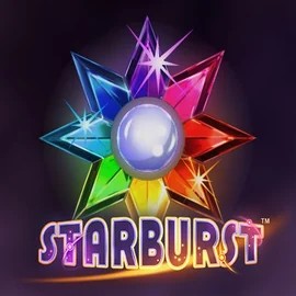 Starburst logo by NetEnt at SpinLander Casino