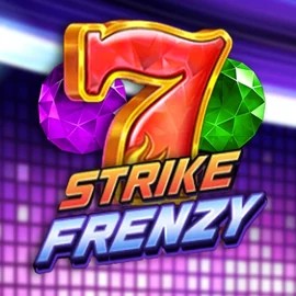 Strike Frenzy slot logo by Pragmatic Play at SpinLander Casino