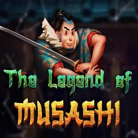 The Legend of Musashi slot logo by Peter & Sons at SpinLander Casino
